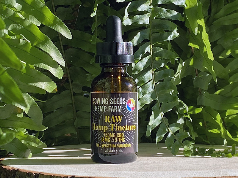 750mg CBD Hemp Tincture RAW Full Spectrum 1oz.