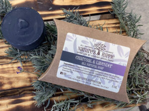 All Natural Soap - Charcoal and Lavender