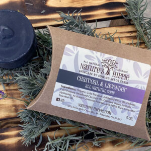 All Natural Soap - Charcoal and Lavender