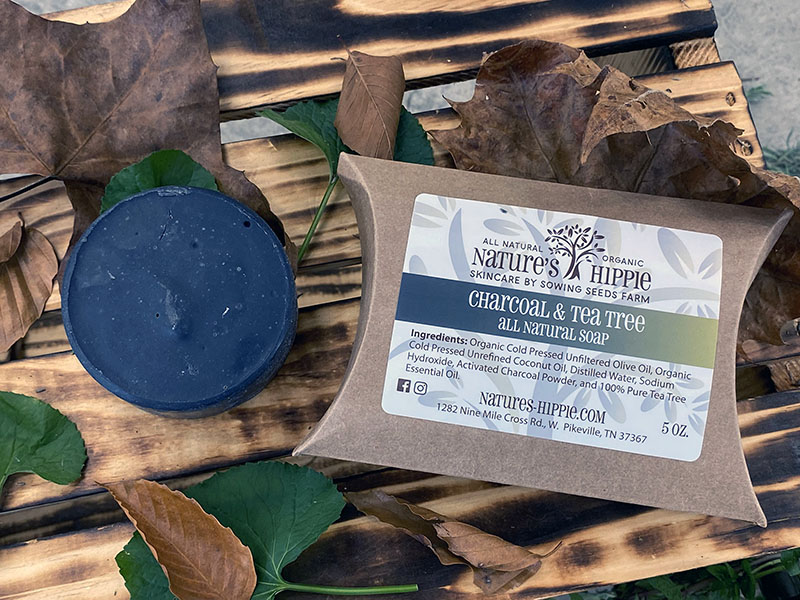 All Natural Soap - Charcoal and Tea Tree