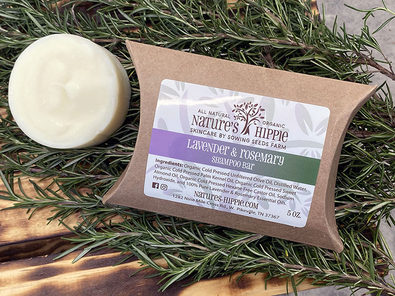 All Natural Shampoo Bar - Lavender and Rosemary