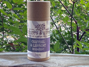 All Natural Safe and Effective Deodorant - Charcoal and Lavender
