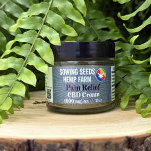 1000mg/oz Topical CBD Cream 2oz jar