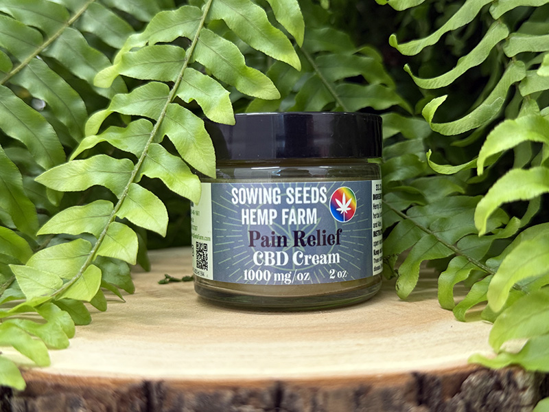 1000mg/oz Topical CBD Cream 2oz jar